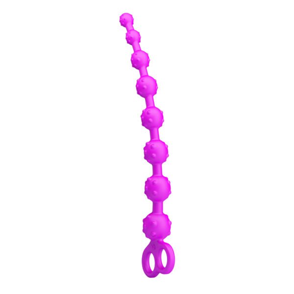 Baile Pretty Love Parker Anal Beads Purple - Image 3