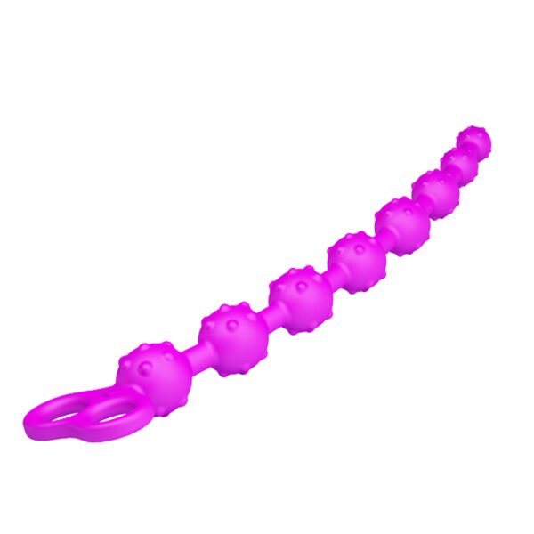 Baile Pretty Love Parker Anal Beads Purple - Image 5