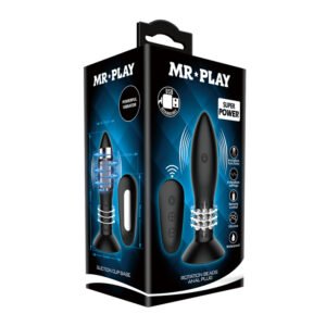 Baile Mr Play R/C Vibe Rotation Beads Anal Plug