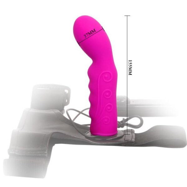 Baile Ultra Harness Strap--On With Vibrating Dildo - Image 5