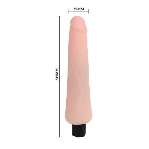 Baile Realistic Cock Noduled Base Vibrating - Image 2