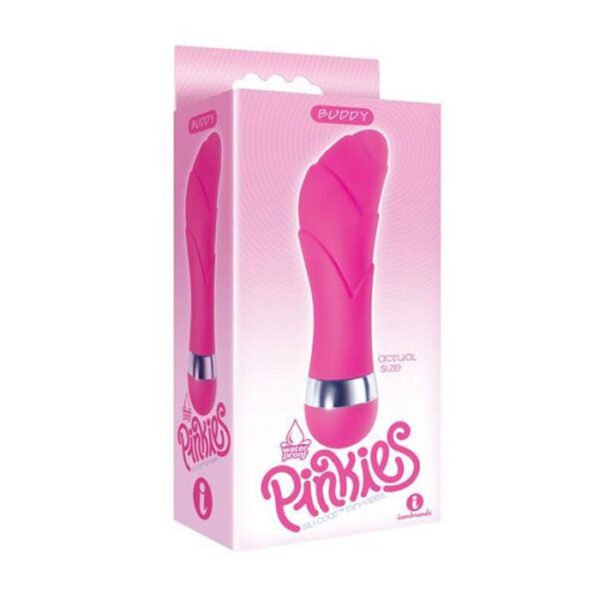 Icon The 9'S Pinkies Sili-Cote Mini Vibrator Buddy - Image 2
