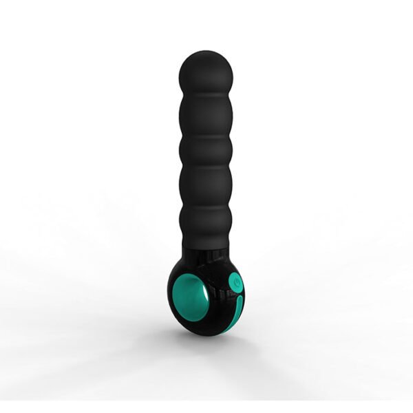 Hh The O Zone Ridged Pleasure Pole Vibe Black/Green