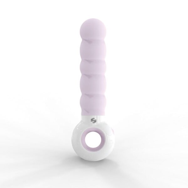 Hh The O Zone Ridged Pleasure Pole Vibe Pink/White