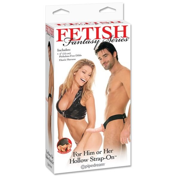 Fetish Fantasy Series For Him Or Her Hollow Strap-On - Flesh