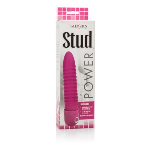 Calex Waterproof Power Stud Ribbed Pink - Image 9
