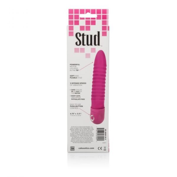 Calex Waterproof Power Stud Ribbed Pink - Image 8