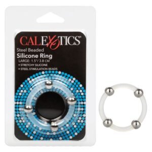 Calex Steel Beaded Silicone Ring Large