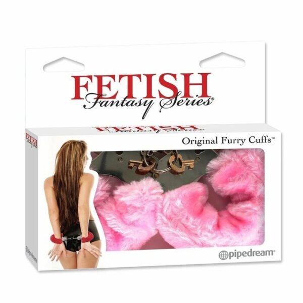 Pipedream Ff Furry Cuffs Pink - Image 3