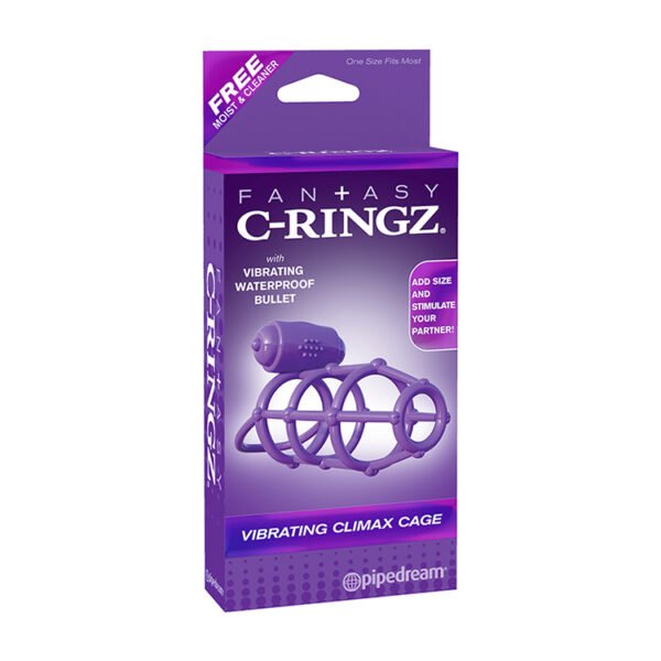 Pipedream Fantasy C-Ringz Vibrating Climax Cage - Image 7