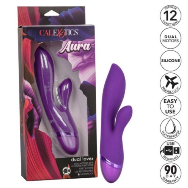 Calex Aura Dual Lover Vibrator - Image 9
