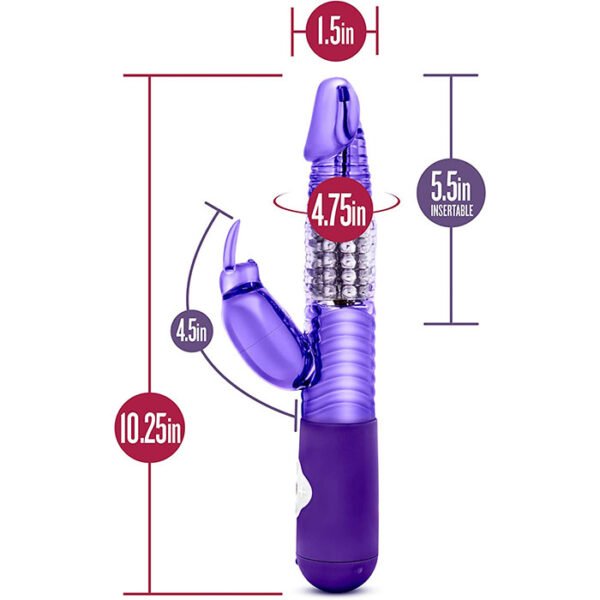 Blush Luxe Rabbit Vibrator Purple - Image 6