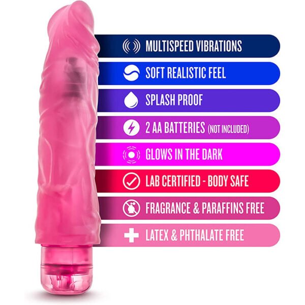 Blush Glow Dicks The Drop Vibrator Pink - Image 7