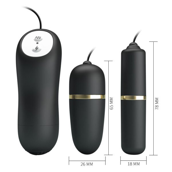 Baile Pretty Love Dbl Vibro Bullets W-Electro Stim - Image 5