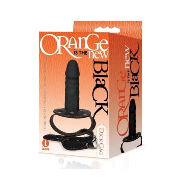 ICON THE 9's ORANGE IS THE NEW BLACK SILI DICK GAG