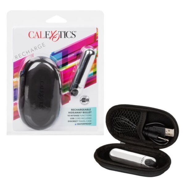 Calex Rechargeable 10 Func. Hideaway Bullet Silver - Image 5