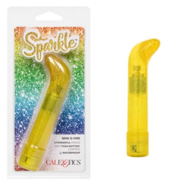 Calex Sparkle Mini G-Vibe 3 Speed Yellow - Image 11