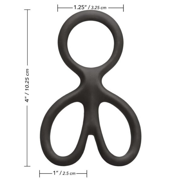 Calex Silicone Ball Spreader Cock Ring - Image 3