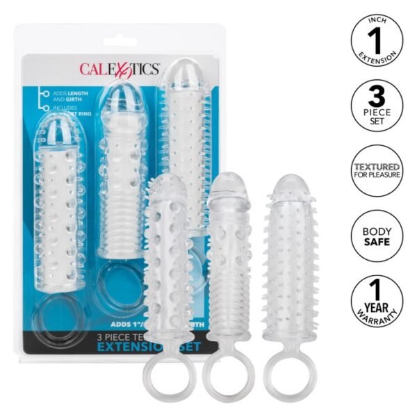 Calex 3 Piece Textured Extension Set - Image 3