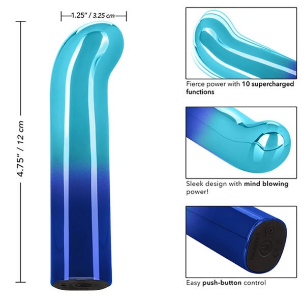 Calex Glam Blue Usb G-Spot Vibrator 10 Speed - Image 6