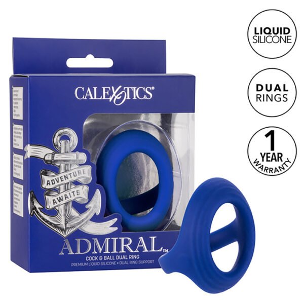 Calex Admiral Cock & Ball Dual Ring - Image 13