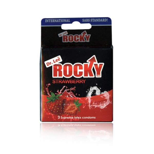 Dr Lee Rocky Strawberry Condoms