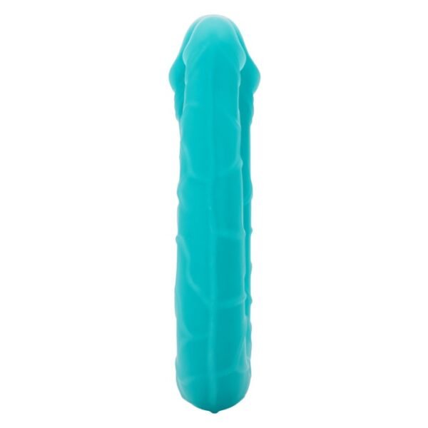 Silicone Double Dong™ AC/DC Dong - Teal - Image 3
