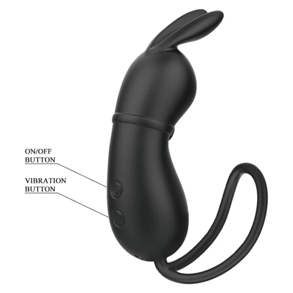 Baile Pretty Love Rosalie Ric Mini Rabbit Bullet Black - Image 2