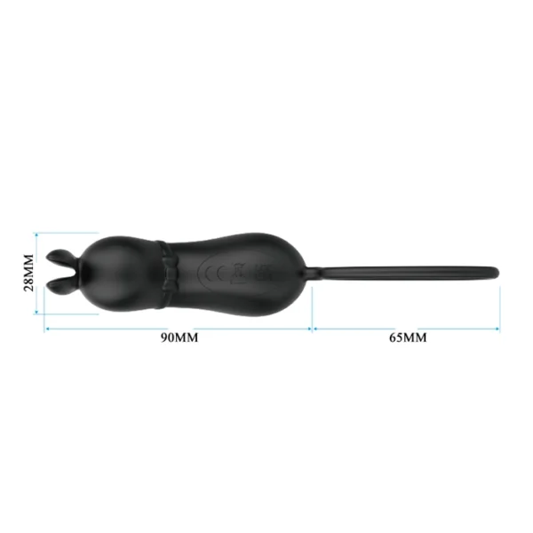 Baile Pretty Love Rosalie Ric Mini Rabbit Bullet Black - Image 3