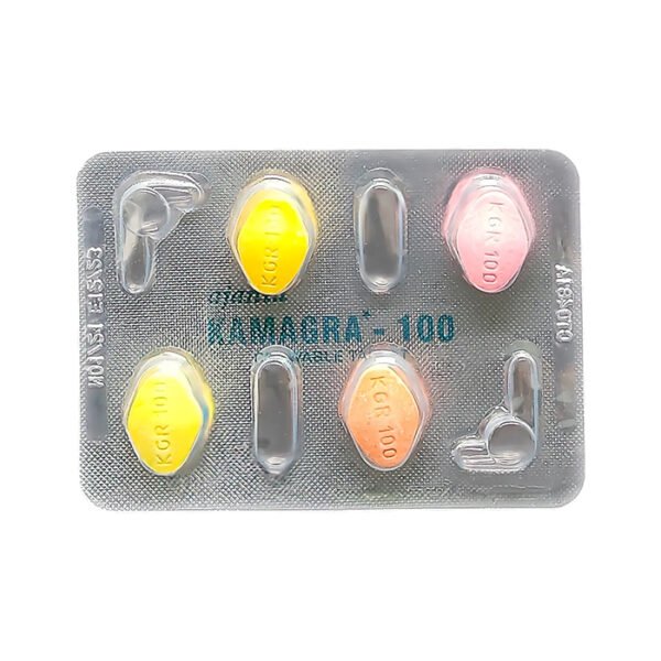 Kamagra 100Mg Chewable Tablets 4'S - Image 2