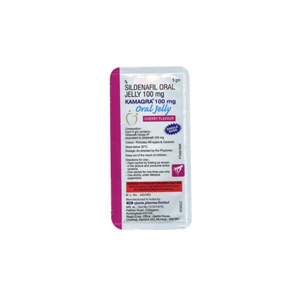 Kamagra 100Mg Oral Jelly Sachets Singles / 7