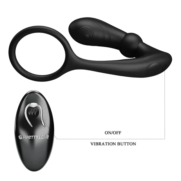 BAILE PRETTY LOVE WARREN C/RING & B/PLUG VIBE BLK - Image 6