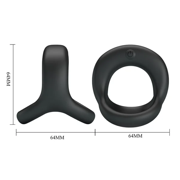 BAILE PRETTY LOVE ELLIOT VIBRATING PENIS RING - Image 6