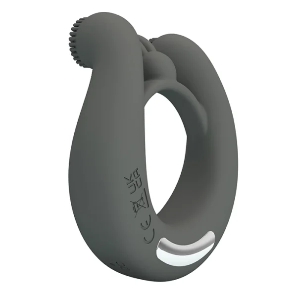 BAILE PRETTY LOVE DAHLIA VIBRATING PENIS RING BLACK