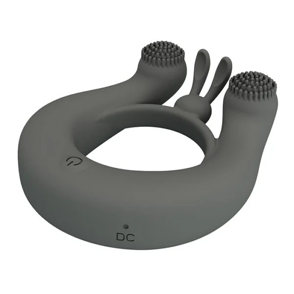 BAILE PRETTY LOVE DAHLIA VIBRATING PENIS RING BLACK - Image 6