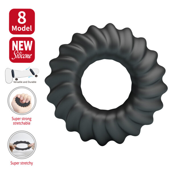 BAILE CRAZY BULL MODEL 8 SILICONE COCKRINGS - Image 5