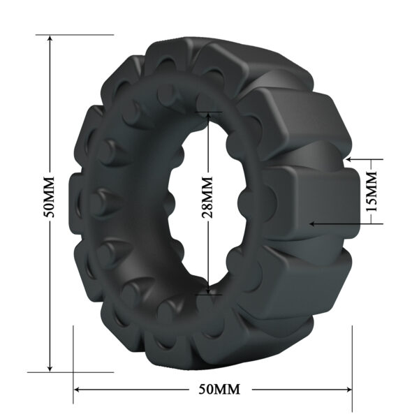 BAILE CRAZY BULL MODEL 5 SILICONE COCKRINGS - Image 4