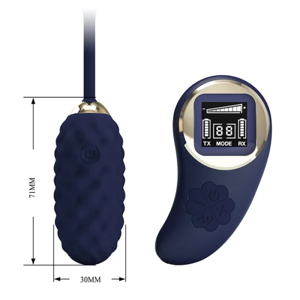 BAILE PRETTY LOVE VIVIAN R/C PATTERN VIBE EGG D/BLUE - Image 8