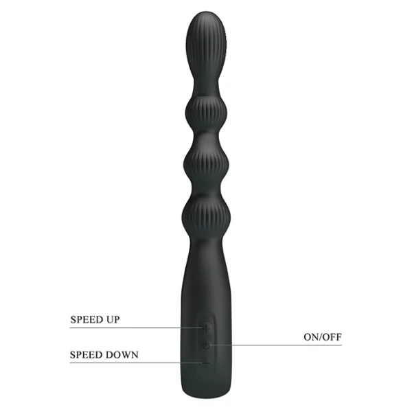 BAILE PRETTY LOVE FEDERER BEADED ANAL PROBE VIBE - Image 6