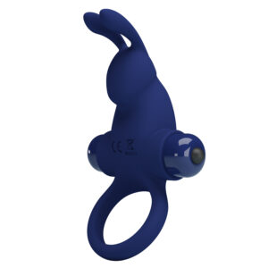 BAILE PRETTY LOVE JIRO VIBRATING COCK RING BLUE