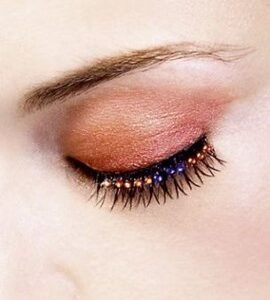 Baci Black Red Blue Rhinestone Eyelashes