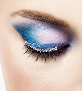 Baci Black White Rhinestone Eyelashes