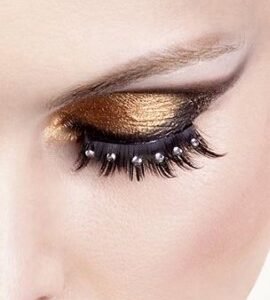 Baci Black White Rhinestone Eyelashes