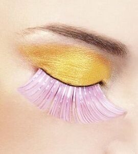 Baci Pink Glitter Eyelashes