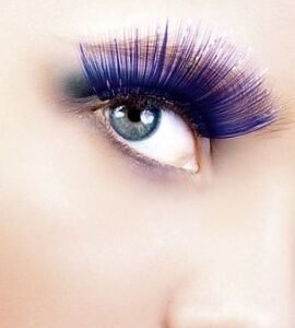 Baci Blue Glitter Eyelashes