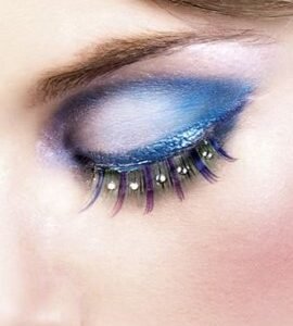 Baci Multi Coloured Rhinestone Eyelashes