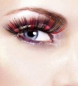 Baci Multi Coloured Glitter Eyelashes