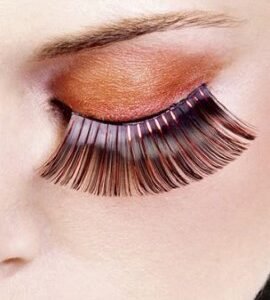 Baci Black Red Glitter Eyelashes