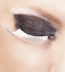 Baci White Feather Eyelashes