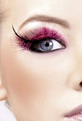 Baci Baby Pink Feather Eyelashes